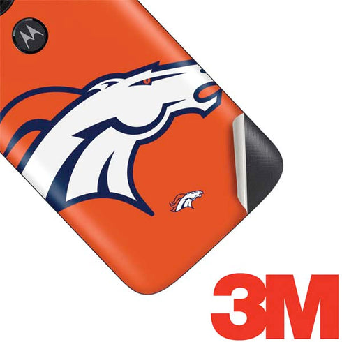 NFL Denver Broncos Large Logo Moto E5 Play Skin